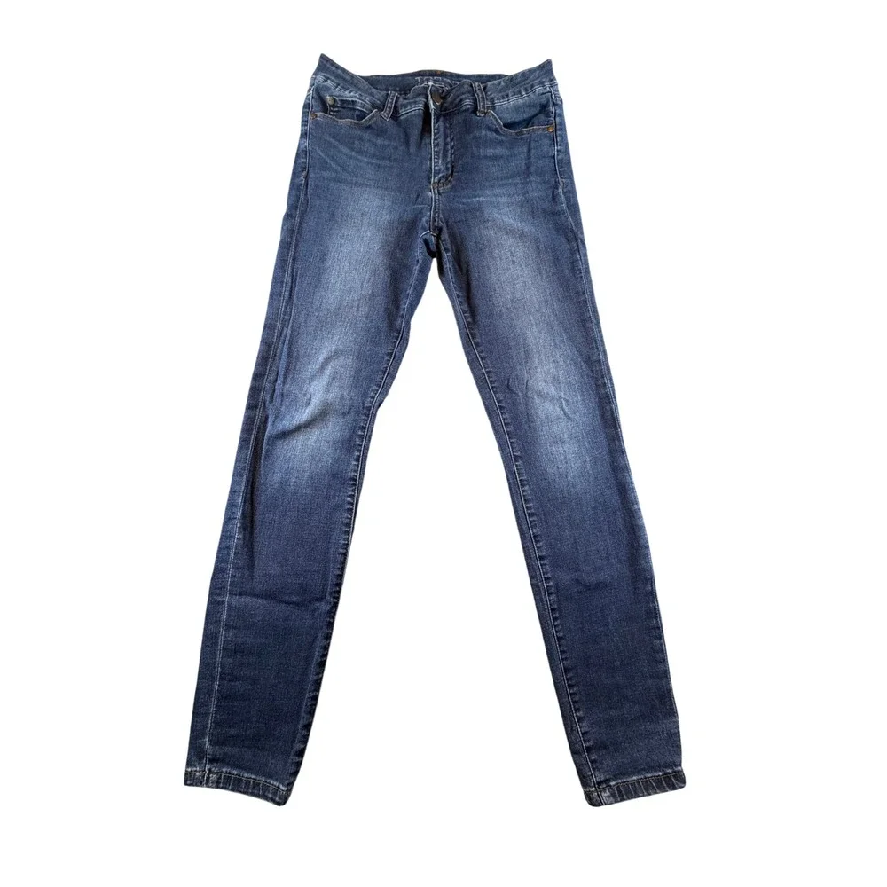 Tahari Womens Skinny Jeans Dark Wash Stretch Denim Size 8/29 RN112628